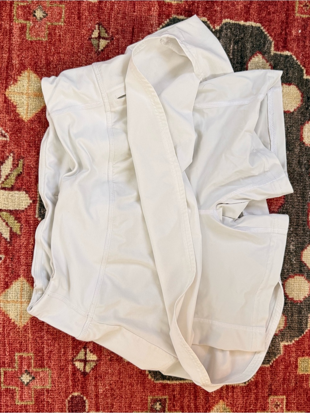 Outdoor Voices White Athletic Skort with Zip Pocket - Picture 2 of 4